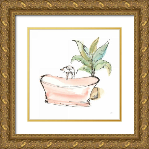 Tub I Gold Ornate Wood Framed Art Print with Double Matting by Paschke, Chris