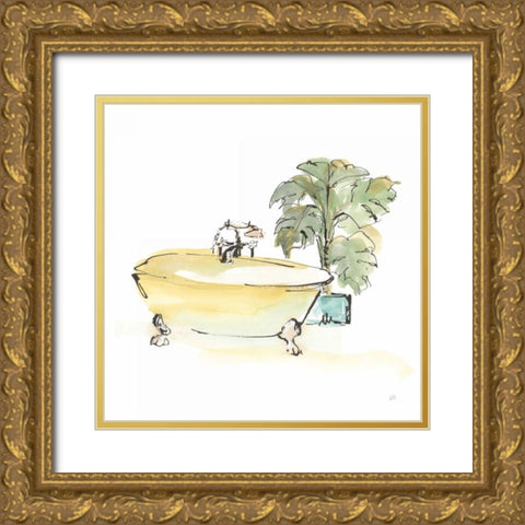 Tub III Gold Ornate Wood Framed Art Print with Double Matting by Paschke, Chris