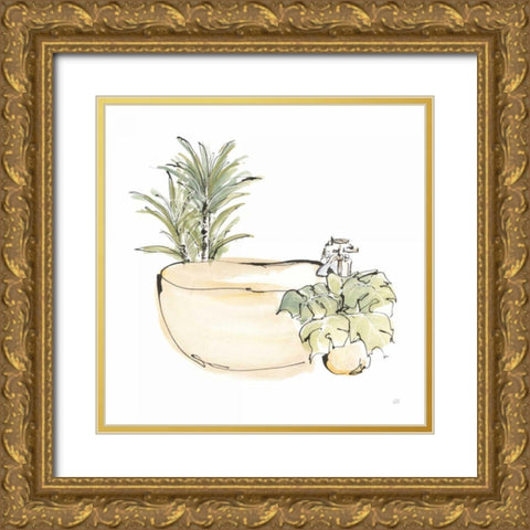 Tub V Gold Ornate Wood Framed Art Print with Double Matting by Paschke, Chris