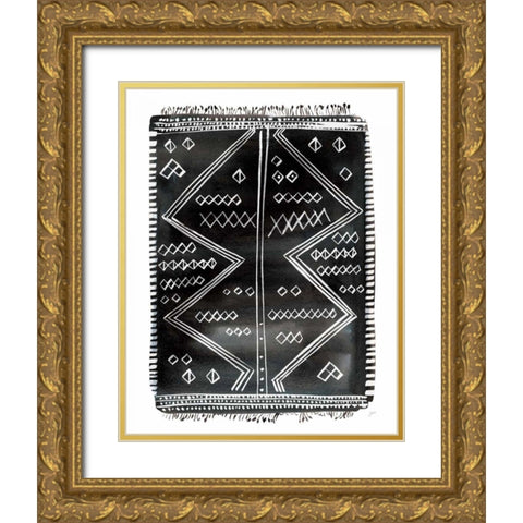 Berber Rug I Gold Ornate Wood Framed Art Print with Double Matting by Panganiban, Karyn