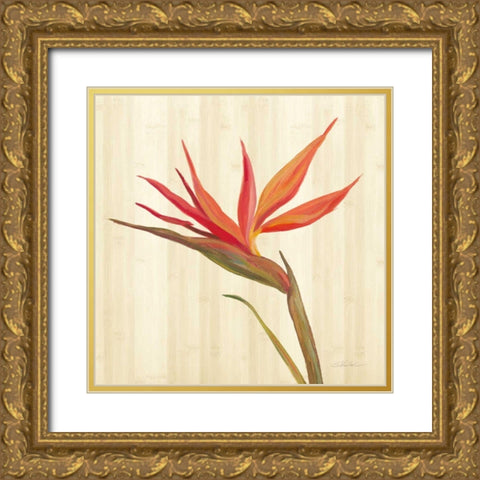 Tropical Garden IV Gold Ornate Wood Framed Art Print with Double Matting by Vassileva, Silvia