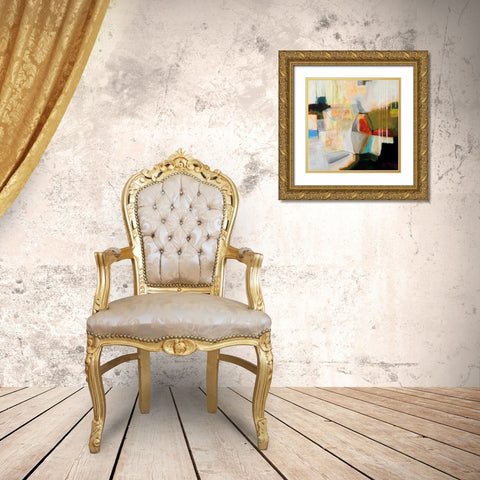 Bell Island Cove Gold Ornate Wood Framed Art Print with Double Matting by Davies, Jane