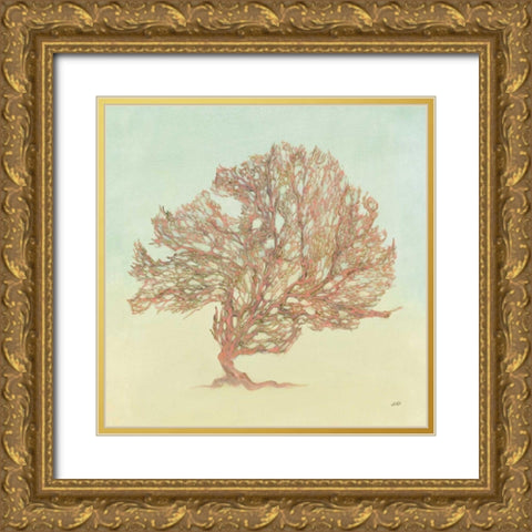 Sea Fern II Gold Ornate Wood Framed Art Print with Double Matting by Purinton, Julia