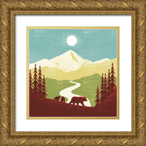 Great Outdoors I Gold Ornate Wood Framed Art Print with Double Matting by Escalante, Omar