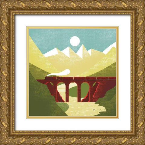 Great Outdoors VI Gold Ornate Wood Framed Art Print with Double Matting by Escalante, Omar
