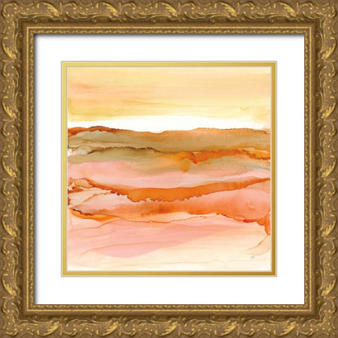 Desertscape I Gold Ornate Wood Framed Art Print with Double Matting by Paschke, Chris