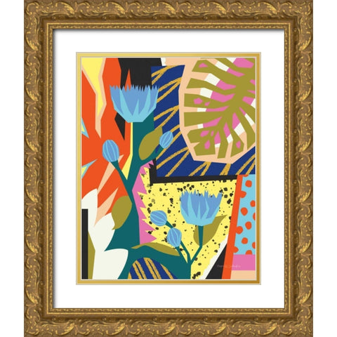 Born in the 80s Gold Ornate Wood Framed Art Print with Double Matting by Gallagher, Megan
