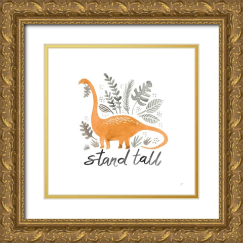 Dino Inspiration II Gold Ornate Wood Framed Art Print with Double Matting by Panganiban, Karyn