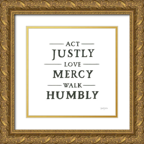 Scripture for Life I No Flowers Gold Ornate Wood Framed Art Print with Double Matting by Jackson, Jenaya