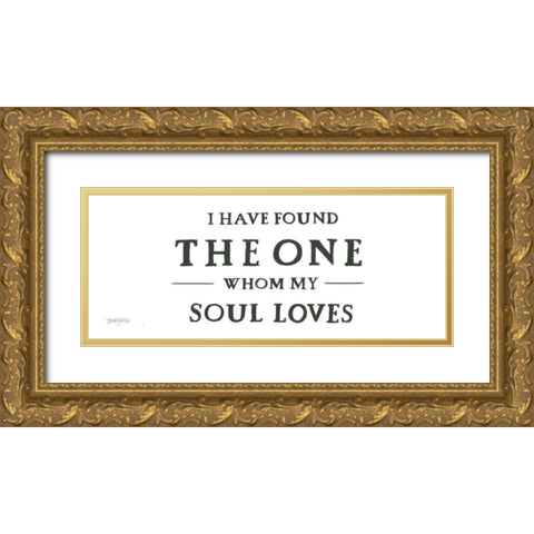 Scripture for Life V No Flowers Gold Ornate Wood Framed Art Print with Double Matting by Jackson, Jenaya