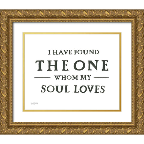 Scripture for Life VII No Flowers Gold Ornate Wood Framed Art Print with Double Matting by Jackson, Jenaya