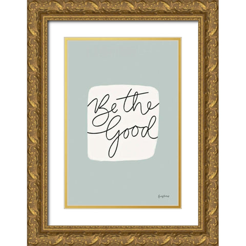Calm Home VI Gold Ornate Wood Framed Art Print with Double Matting by Thorns, Becky