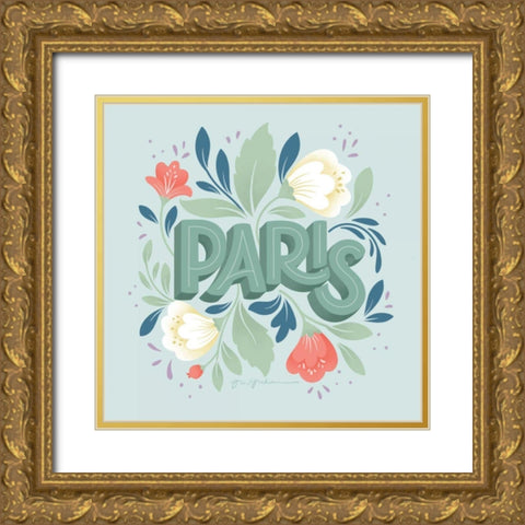 World Cities III Gold Ornate Wood Framed Art Print with Double Matting by Graham, Gia