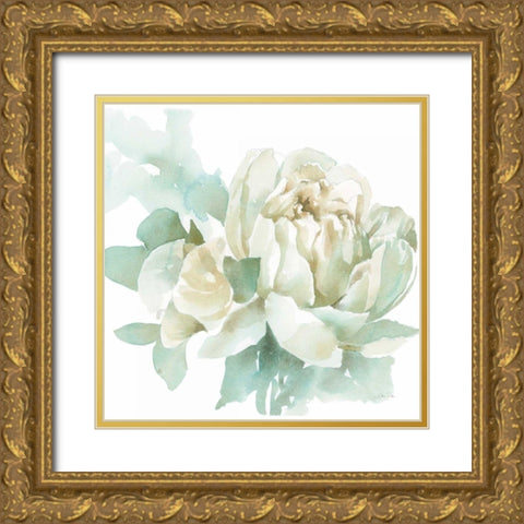 Poetic Blooming I Gold Ornate Wood Framed Art Print with Double Matting by Pete, Katrina