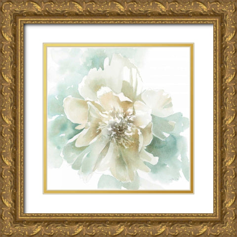 Poetic Blooming II Gold Ornate Wood Framed Art Print with Double Matting by Pete, Katrina