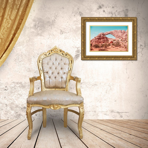 What a View IV Gold Ornate Wood Framed Art Print with Double Matting by Urquhart, Elizabeth