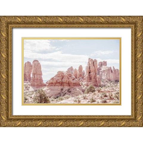 Day Hike II Gold Ornate Wood Framed Art Print with Double Matting by Urquhart, Elizabeth