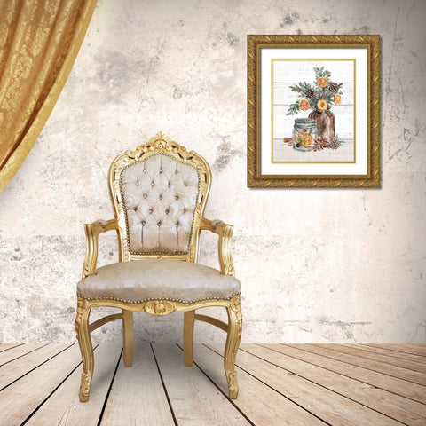 Seasonal Market II Gold Ornate Wood Framed Art Print with Double Matting by Urban, Mary