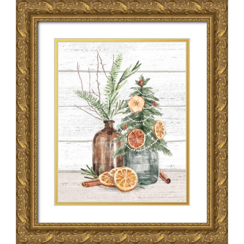 Seasonal Market III Gold Ornate Wood Framed Art Print with Double Matting by Urban, Mary