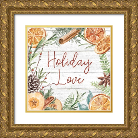 Seasonal Market IV Gold Ornate Wood Framed Art Print with Double Matting by Urban, Mary