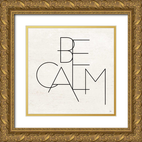Calm I Gold Ornate Wood Framed Art Print with Double Matting by Aiken, Jess
