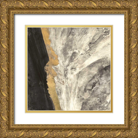 Ravine Dark Gold Ornate Wood Framed Art Print with Double Matting by Hristova, Albena
