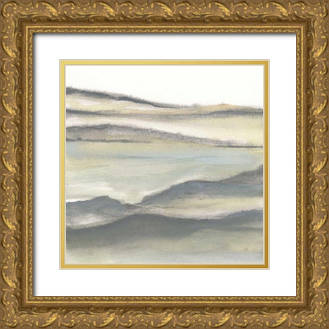 Valleyscape II Gold Ornate Wood Framed Art Print with Double Matting by Paschke, Chris