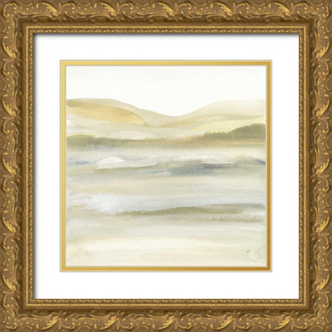 Valleyscape III Gold Ornate Wood Framed Art Print with Double Matting by Paschke, Chris