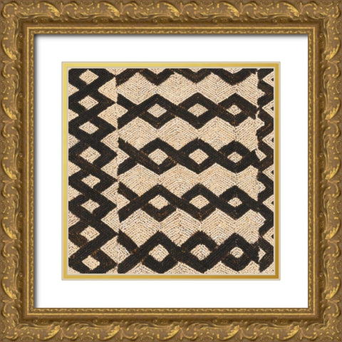 Kuba Abstract II Gold Ornate Wood Framed Art Print with Double Matting by Schlabach, Sue