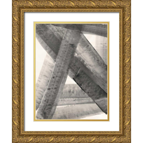 Under the Bridge II Gold Ornate Wood Framed Art Print with Double Matting by Hristova, Albena