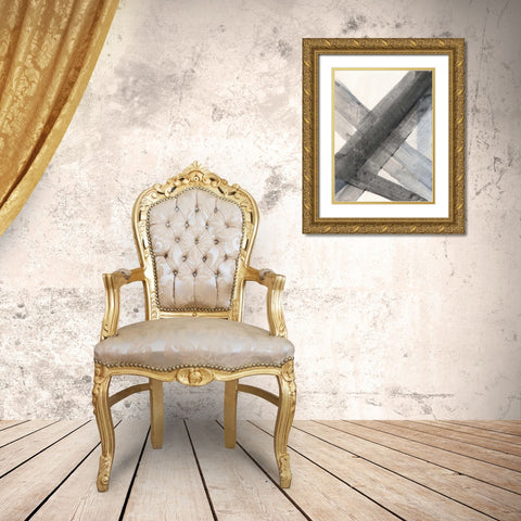 Under the Bridge III Gold Ornate Wood Framed Art Print with Double Matting by Hristova, Albena