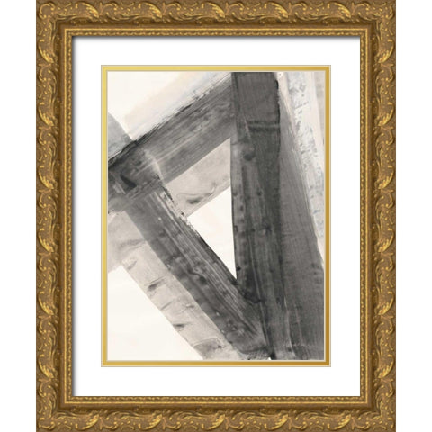 Under the Bridge IV Gold Ornate Wood Framed Art Print with Double Matting by Hristova, Albena