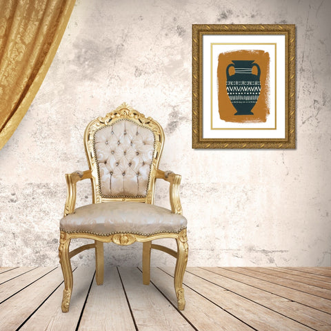 Global Vessels II Gold Ornate Wood Framed Art Print with Double Matting by Hershey, Moira