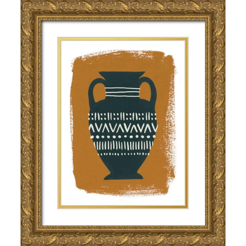Global Vessels II Gold Ornate Wood Framed Art Print with Double Matting by Hershey, Moira