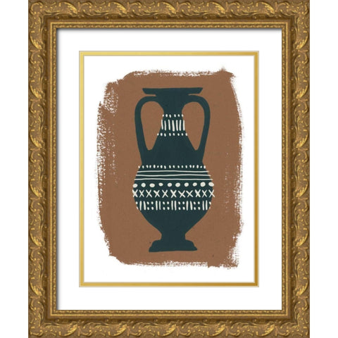 Global Vessels III Gold Ornate Wood Framed Art Print with Double Matting by Hershey, Moira