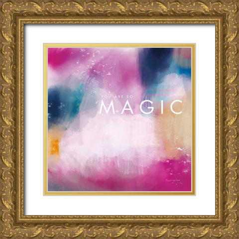 Magic Gold Ornate Wood Framed Art Print with Double Matting by Charro, Mercedes Lopez