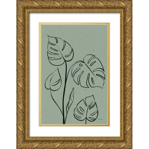 Balance VIII Gold Ornate Wood Framed Art Print with Double Matting by Thorns, Becky