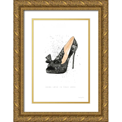 Stiletto Style IV Gold Ornate Wood Framed Art Print with Double Matting by Charro, Mercedes Lopez