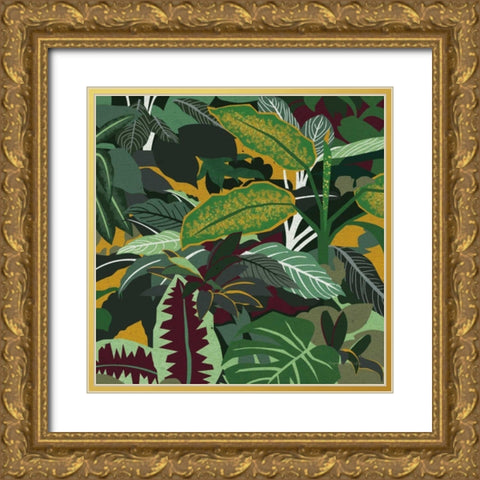 Jungle Safari I Gold Ornate Wood Framed Art Print with Double Matting by Gallagher, Megan