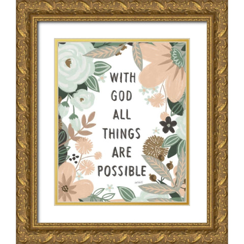 Trust In The Lord II Gold Ornate Wood Framed Art Print with Double Matting by Tavoletti, Anne