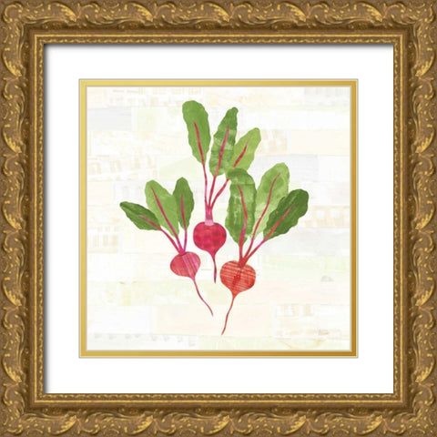 Kitchen Garden V No Words Gold Ornate Wood Framed Art Print with Double Matting by Averinos, Melissa