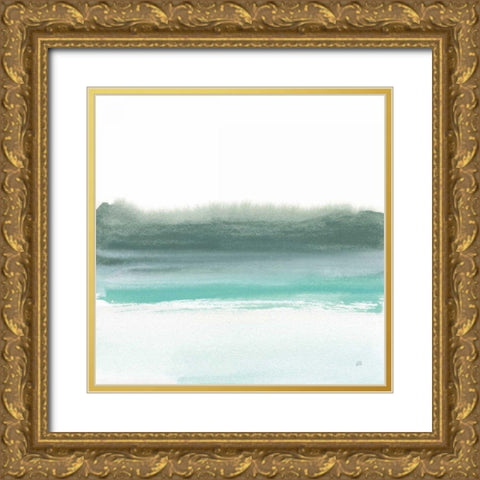 Empowering Mint II Gold Ornate Wood Framed Art Print with Double Matting by Paschke, Chris