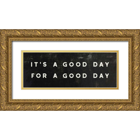 Lovely Home II Panel Gold Ornate Wood Framed Art Print with Double Matting by Wild Apple Portfolio