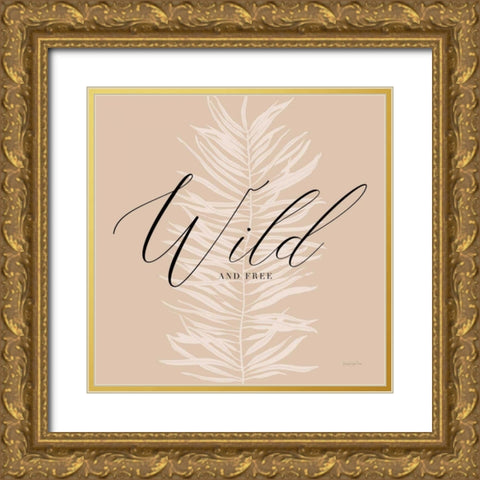 Wild Gold Ornate Wood Framed Art Print with Double Matting by Charro, Mercedes Lopez