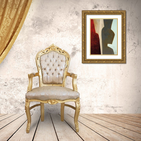Canyon II Gold Ornate Wood Framed Art Print with Double Matting by Davies, Jane