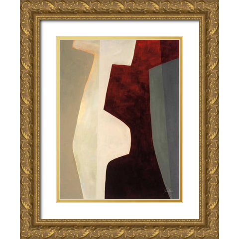Canyon III Gold Ornate Wood Framed Art Print with Double Matting by Davies, Jane