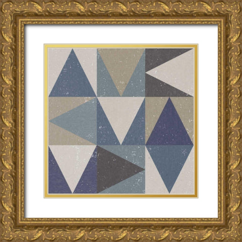 Directional I Gold Ornate Wood Framed Art Print with Double Matting by Hershey, Moira