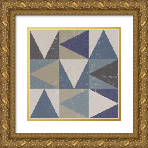 Directional II Gold Ornate Wood Framed Art Print with Double Matting by Hershey, Moira
