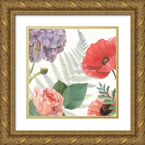Boho Bouquet  XI Gold Ornate Wood Framed Art Print with Double Matting by Wiens, James