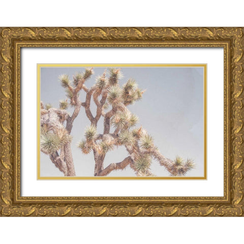 Desert Floral I Gold Ornate Wood Framed Art Print with Double Matting by Urquhart, Elizabeth